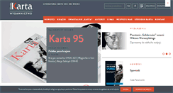 Desktop Screenshot of księgarnia.karta.org.pl